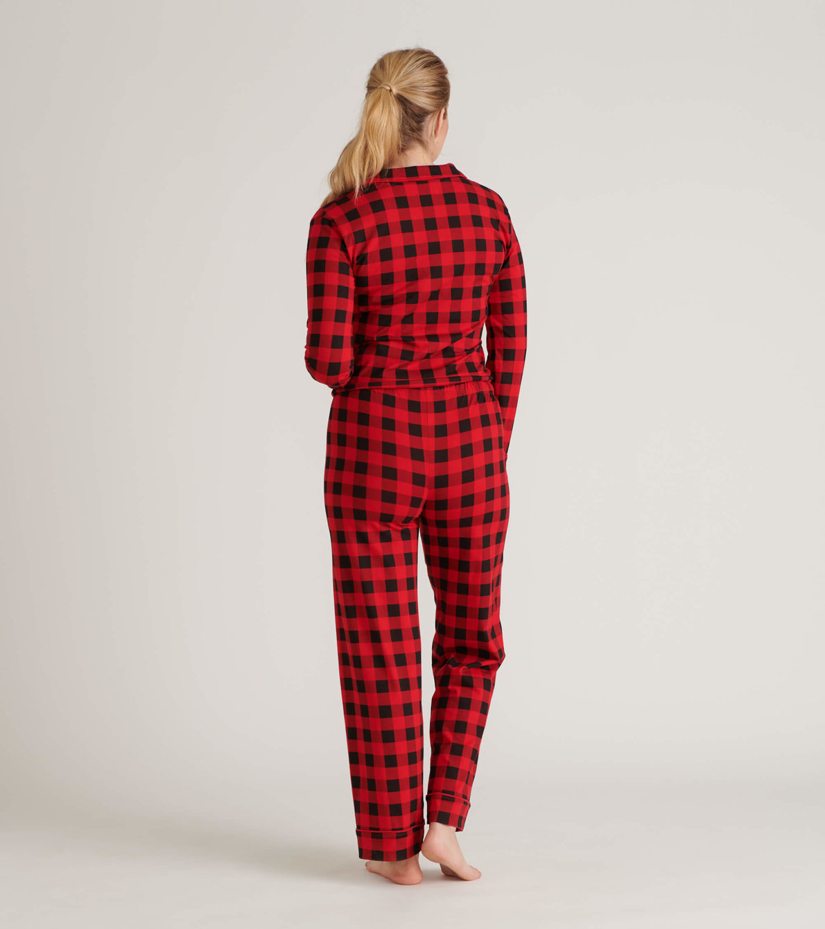 Agrandir l'image de Pyjama – Tartan rouge et noir