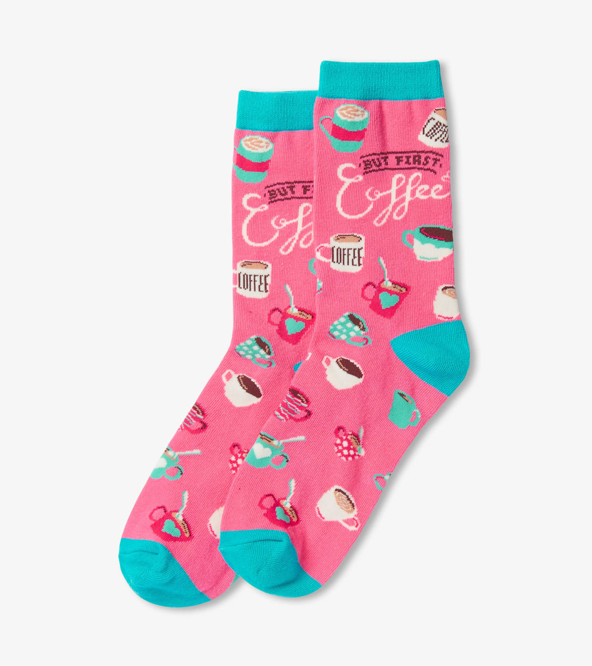 View larger image of But First Coffee Women's Crew Socks