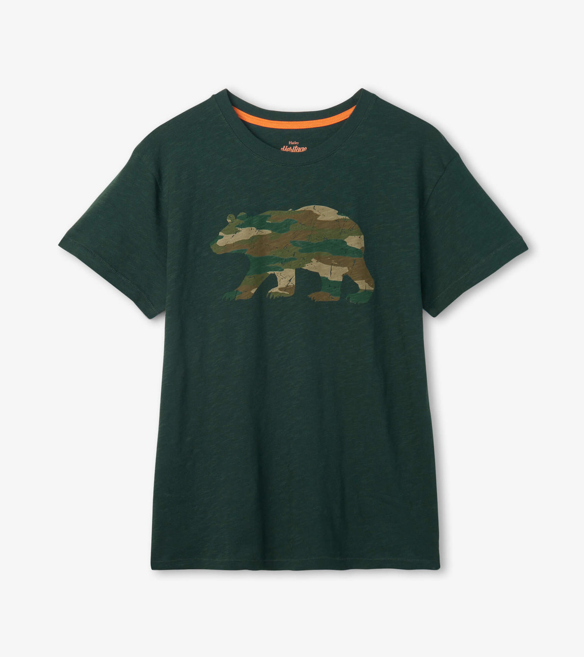 Agrandir l'image de T-shirt pour homme, collection Heritage – Ours à motif camouflage