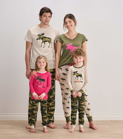 Pyjamas pour la famille - Orignal à motif camouflage
