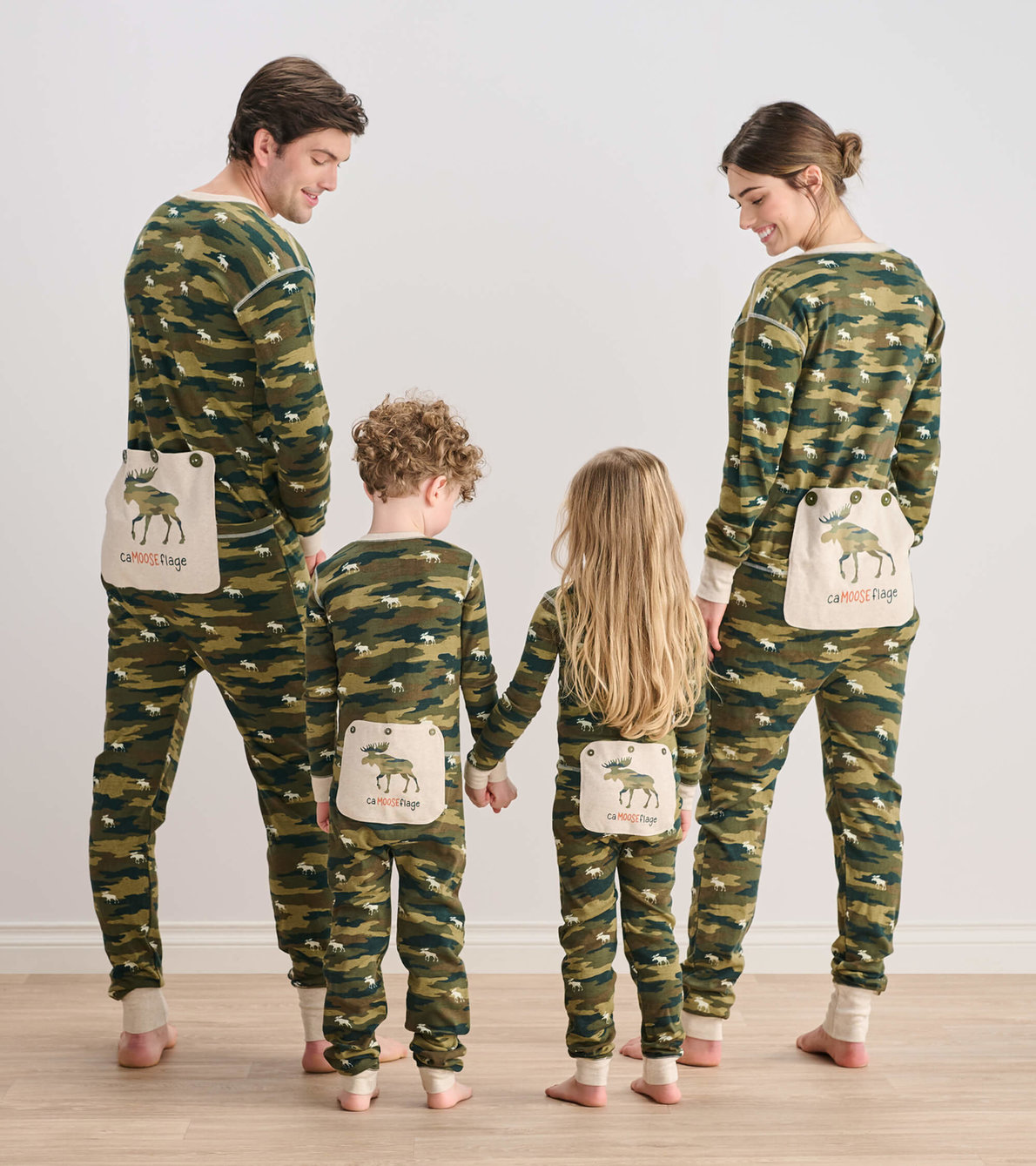 Agrandir l'image de Pyjamas une pièce pour la famille - Orignal à motif camouflage