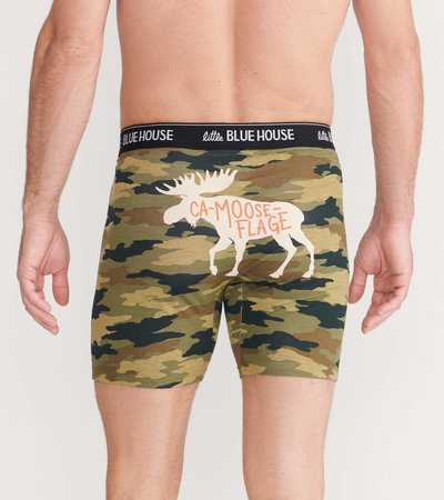 Made In Canada Men's Boxer Briefs - Little Blue House US