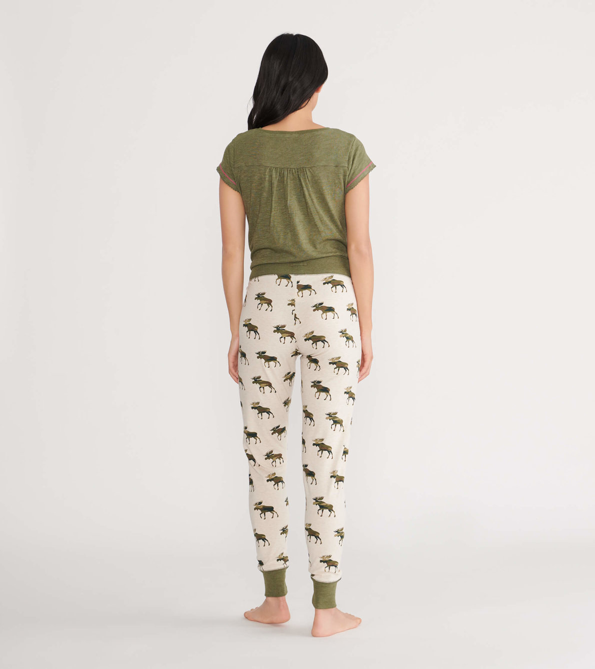 View larger image of Camooseflage Women's Tee and and Leggings Pajama Separates
