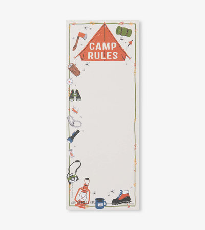 Camp Rules Magnetic List