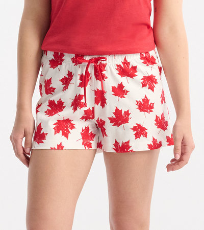 Canada Womens Sleep Shorts