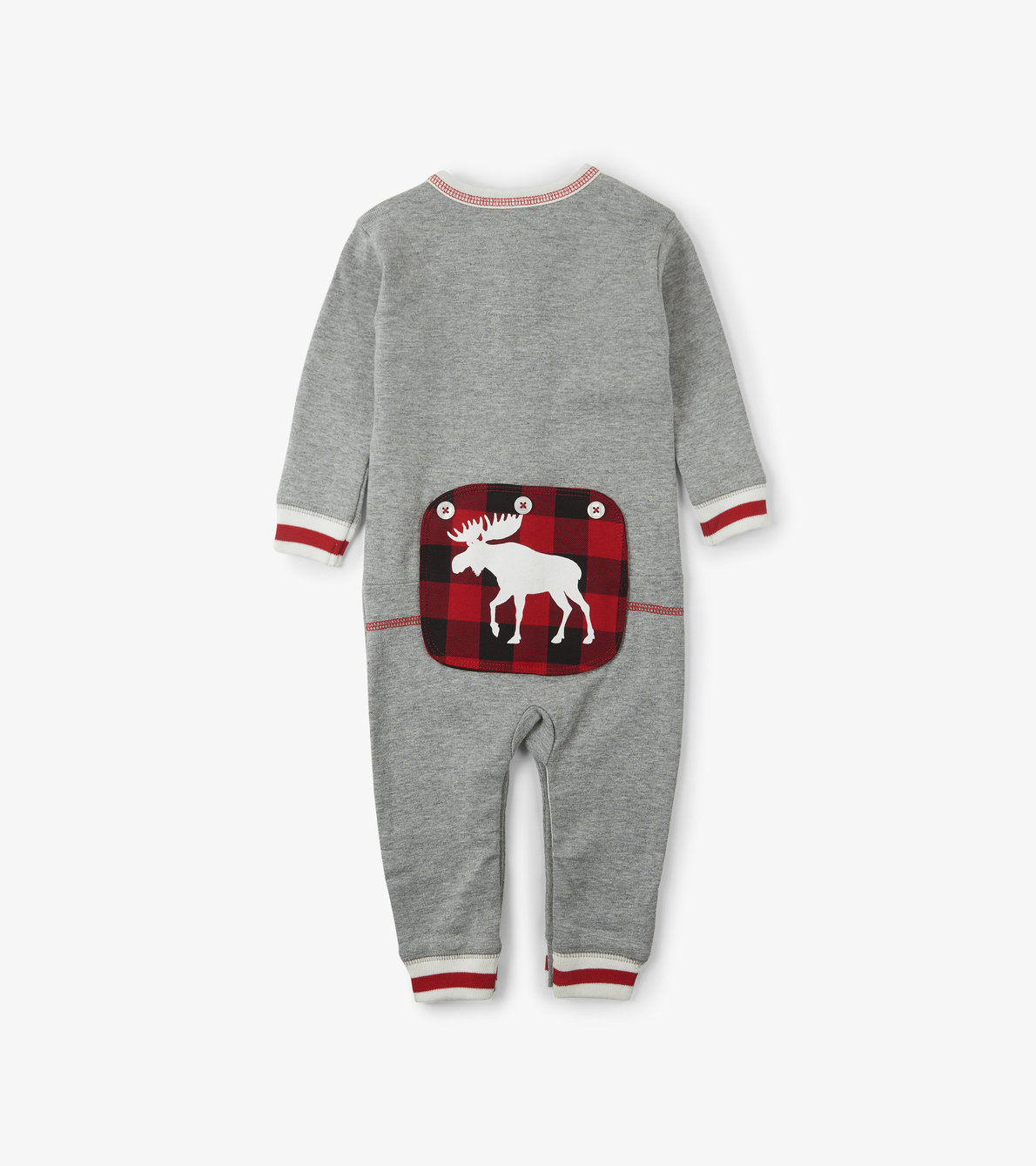 View larger image of Canadiana Moose Baby Union Suit