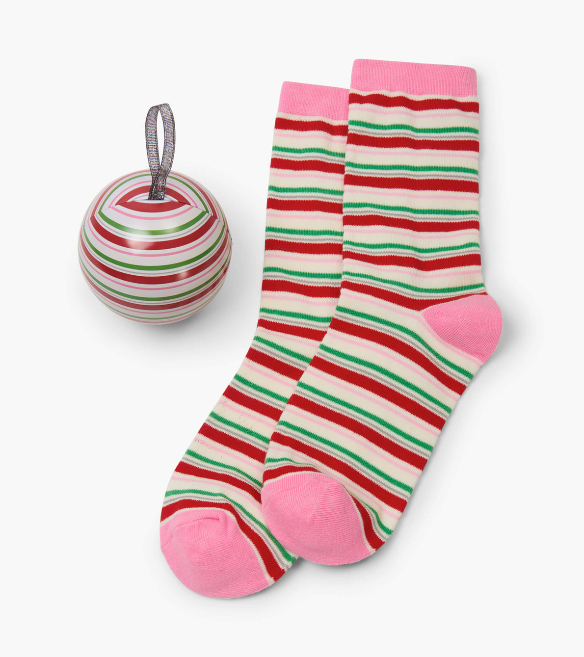 View larger image of Candy Cane Stripe Women's Socks In Balls