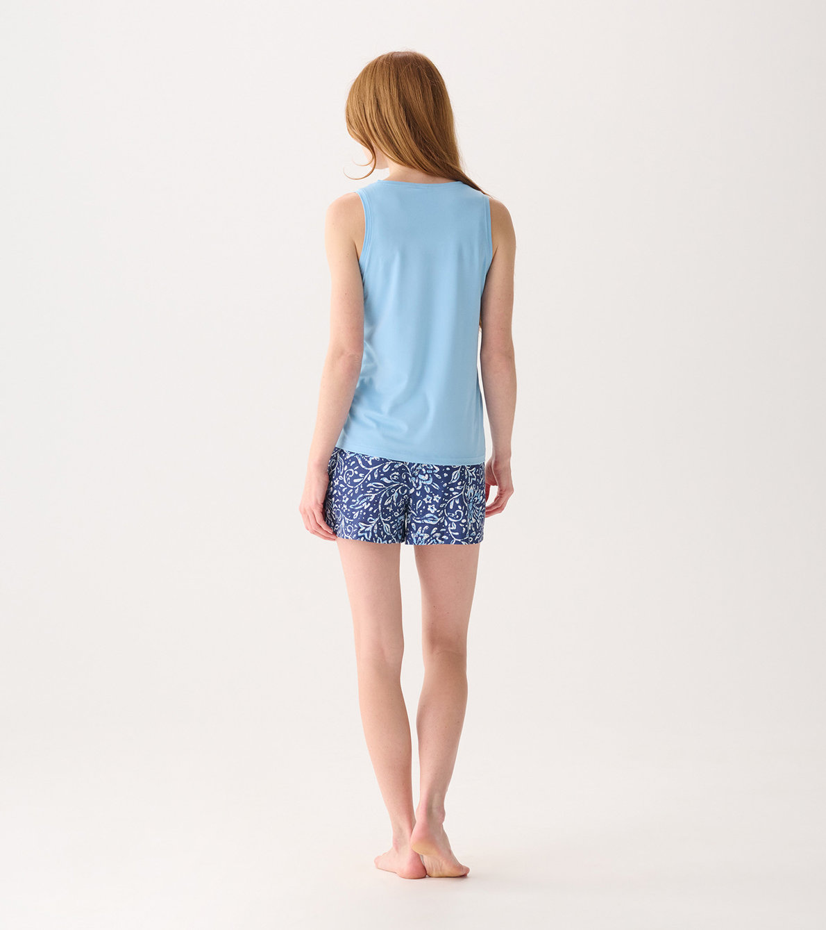 View larger image of Capelton Road Women's Batik Flowers Tank Top and Shorts