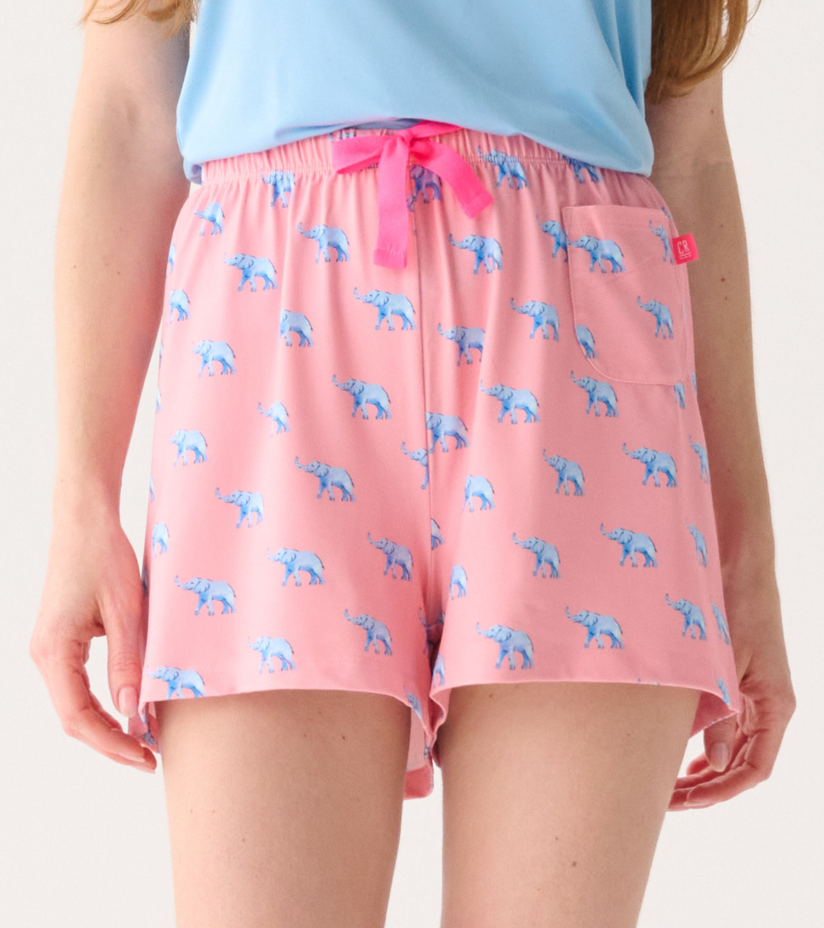 View larger image of Capelton Road Women's Elephantastic Pajama Shorts