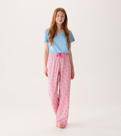 Ensemble de pyjama t-shirt et pantalon interchangeables pour femme - Éléphantastique
