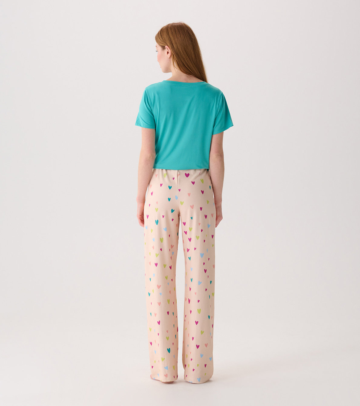 Agrandir l'image de Pantalon de pyjama – Bonbons en cœur