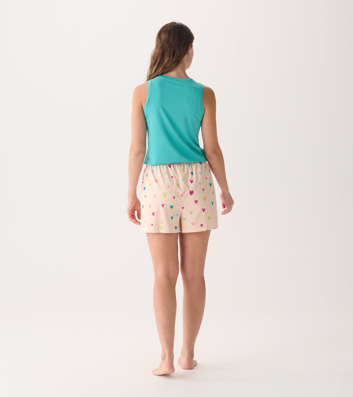 View larger image of Capelton Road Women's Jelly Bean Hearts Pajama Shorts