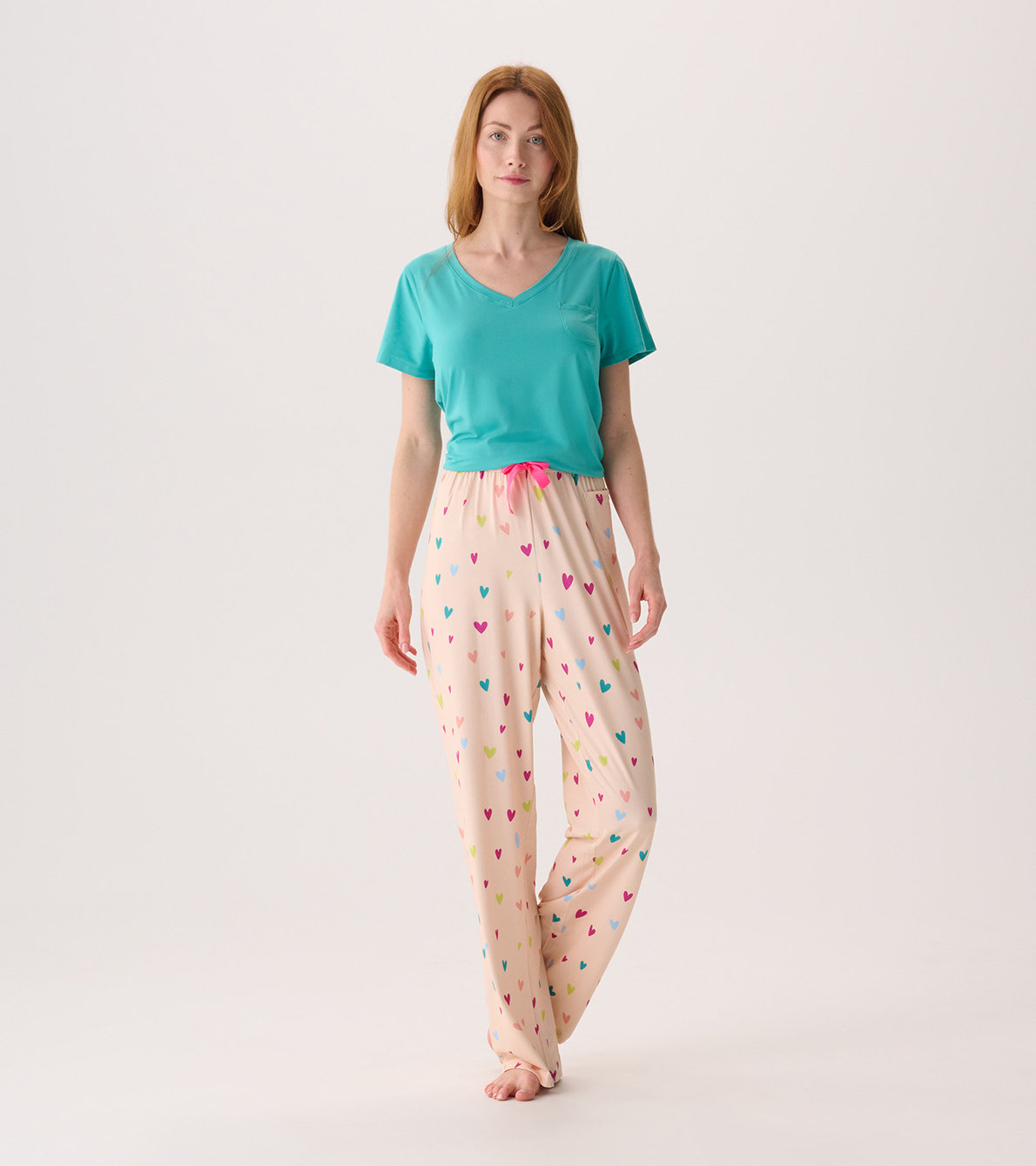 View larger image of Capelton Road Women's Jelly Bean Hearts T-Shirt and Pants
