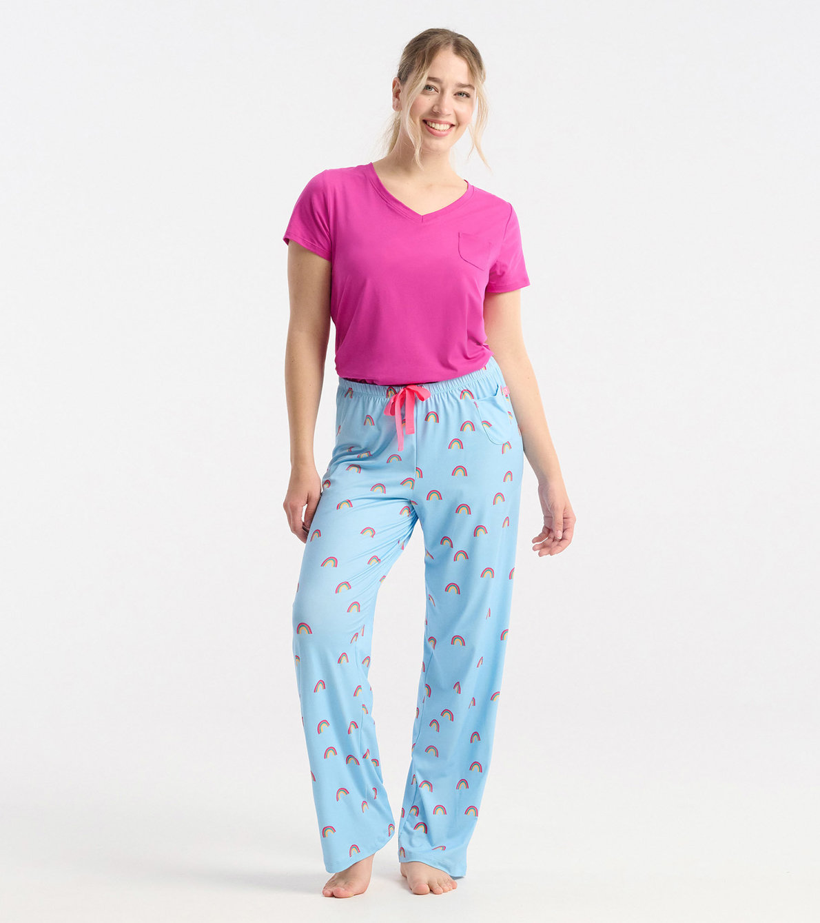 Agrandir l'image de Pantalon de pyjama – Arc-en-ciel chanceux