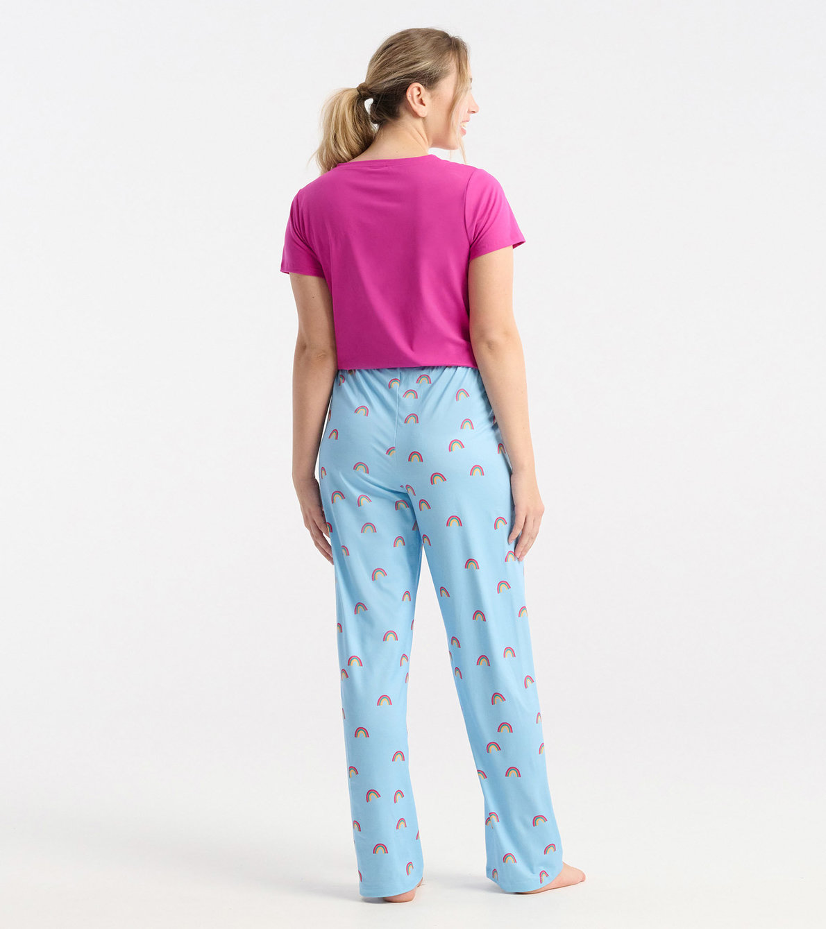 View larger image of Capelton Road Women's Lucky Rainbow Pajama Pants