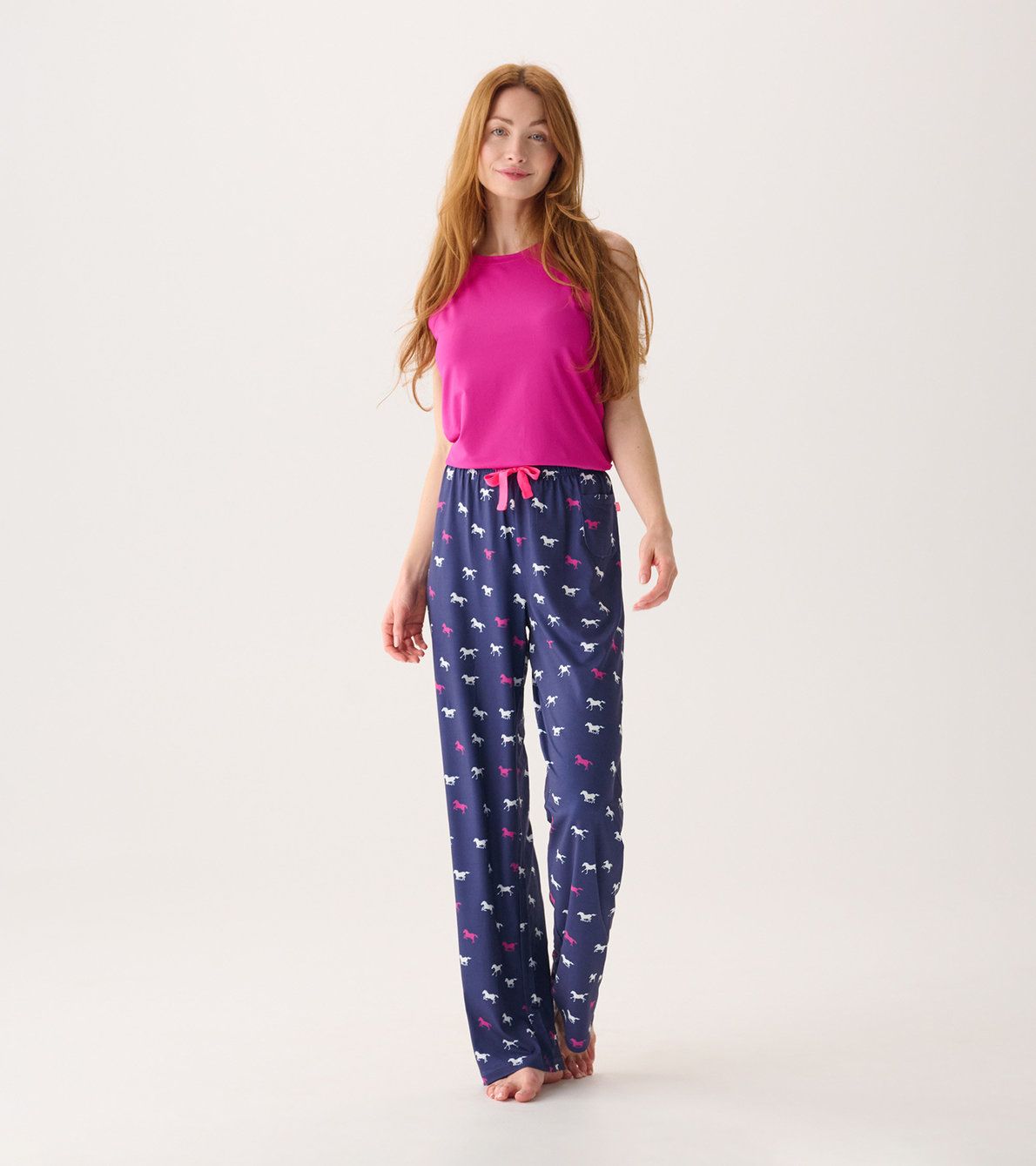 View larger image of Capelton Road Women's Running Horses Pajama Pants