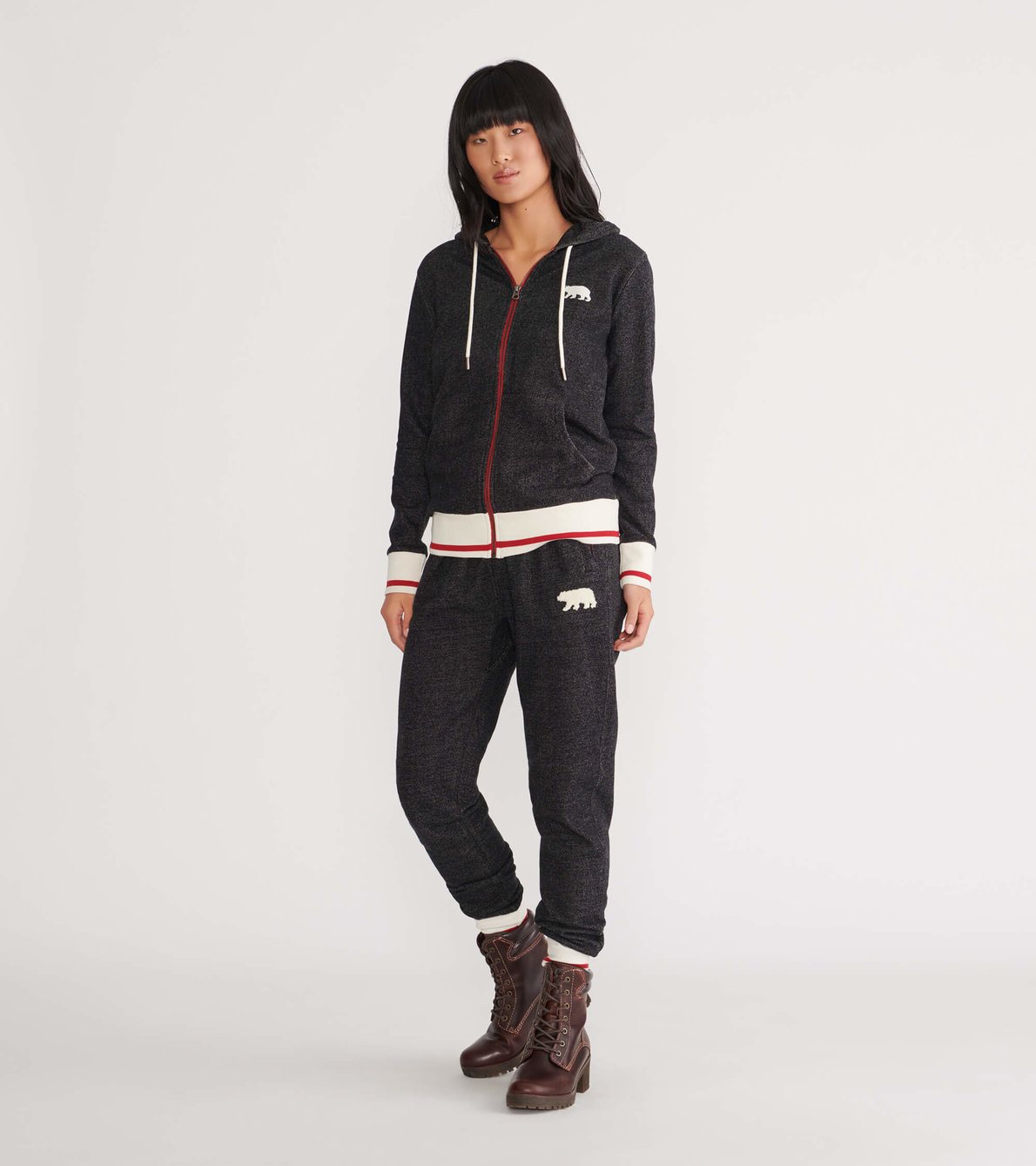 View larger image of Charcoal Bear Women's Heritage Separates with Full Zip Hoodie