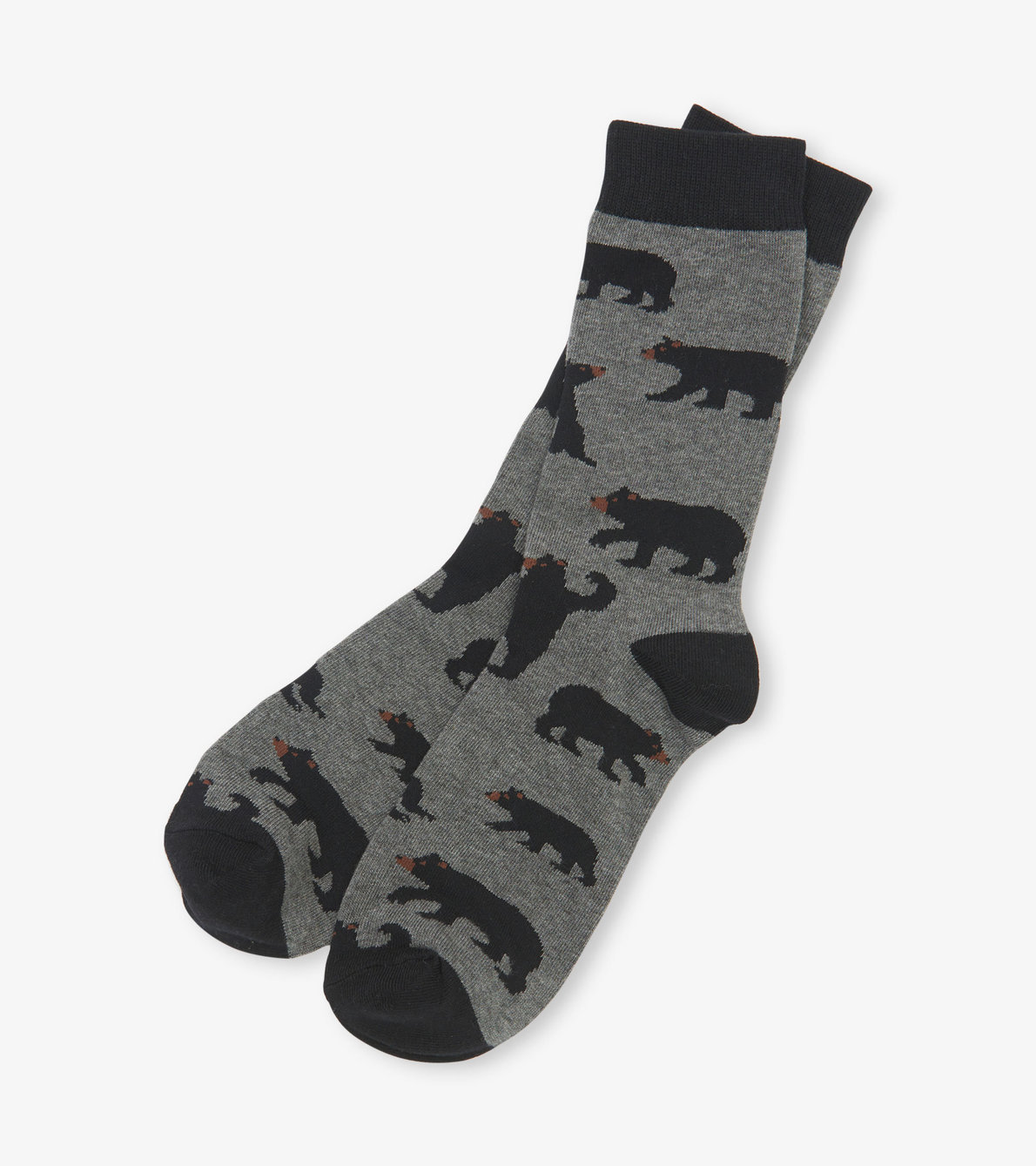View larger image of Charcoal Bears Men's Crew Socks