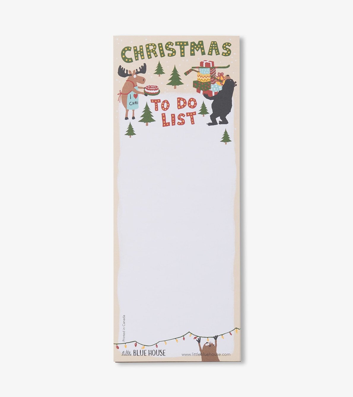 Agrandir l'image de Bloc-notes aimanté – Animaux des fêtes « Christmas To Do List »