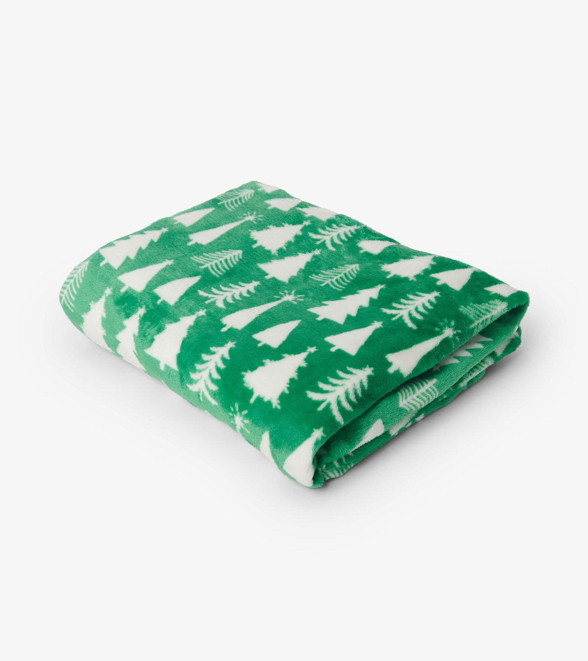 View larger image of Christmas Trees Fuzzy Fleece Blanket
