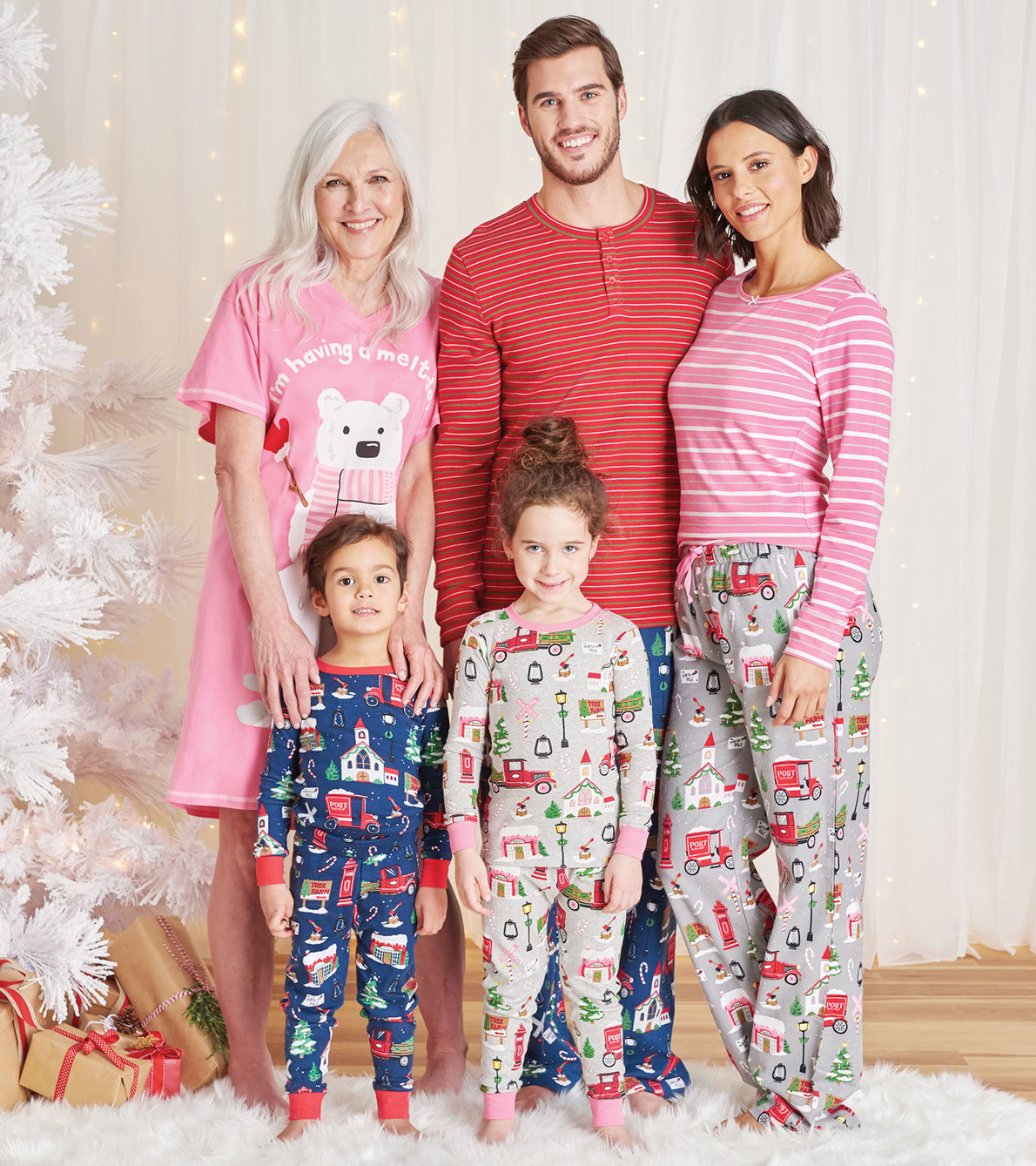 View larger image of Christmas Village Family Pajamas