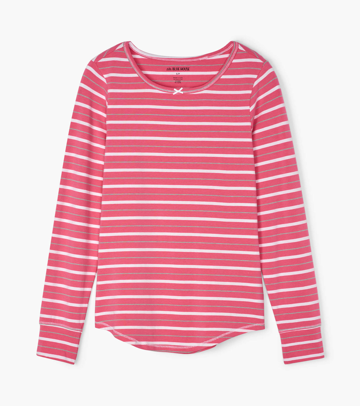 View larger image of Christmas Village Stripe Women's Stretch Jersey Top