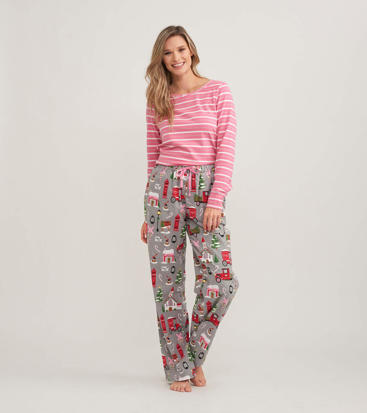 View larger image of Christmas Village Women's Flannel Pajama Pants