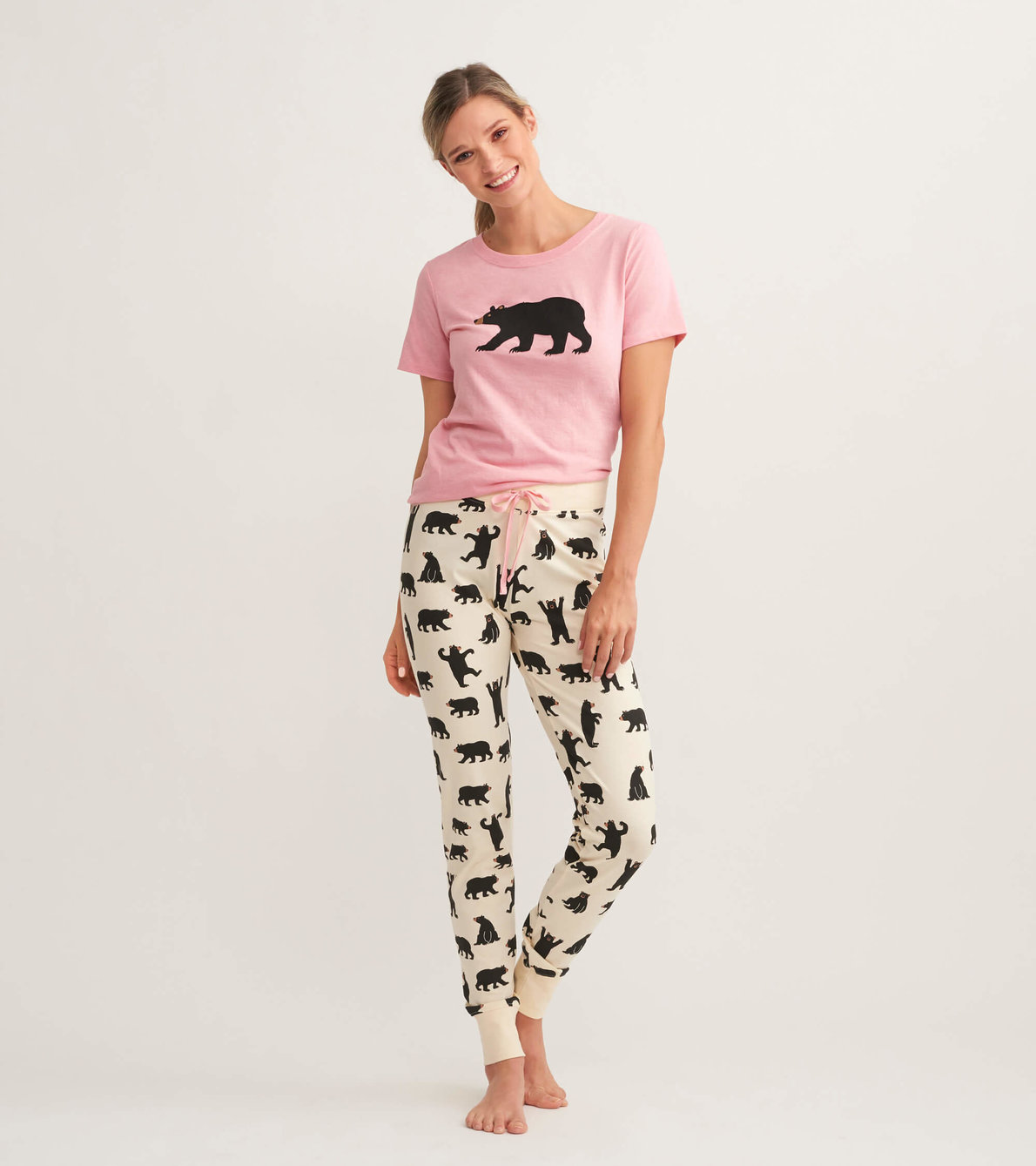 View larger image of Classic Bears Women's Tee and Leggings Pajama Separates