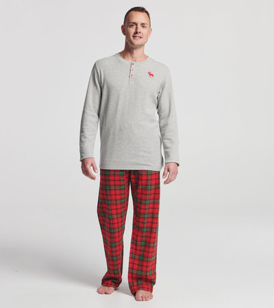 Classic Holiday Men's Tee and Pants Pajama Separates