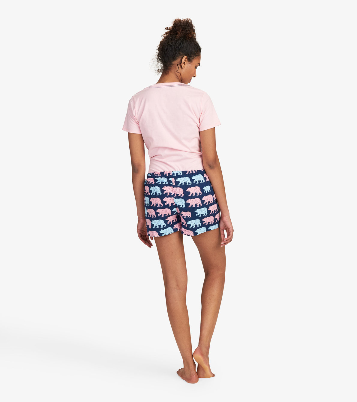 View larger image of Cottage Bears Women's Tee and Shorts Pajama Separates