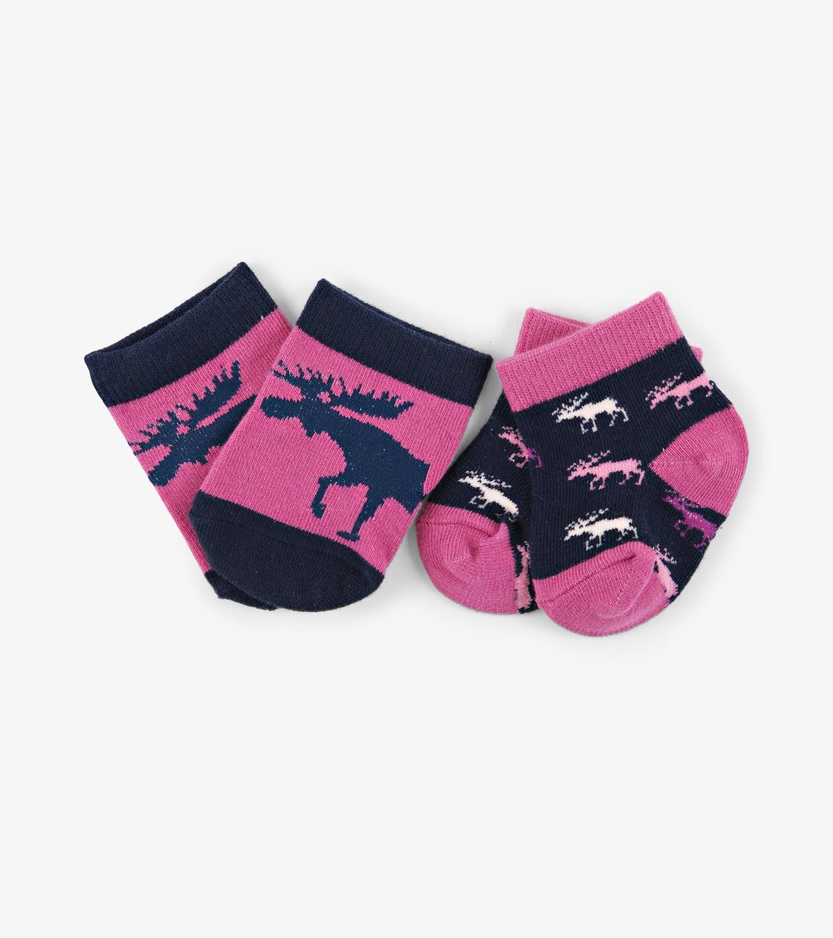 View larger image of Cottage Moose 2-Pack Baby Socks