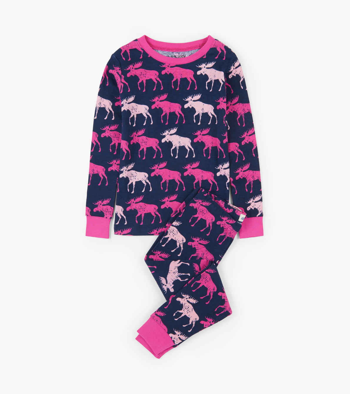 View larger image of Cottage Moose Kids Pajama Set
