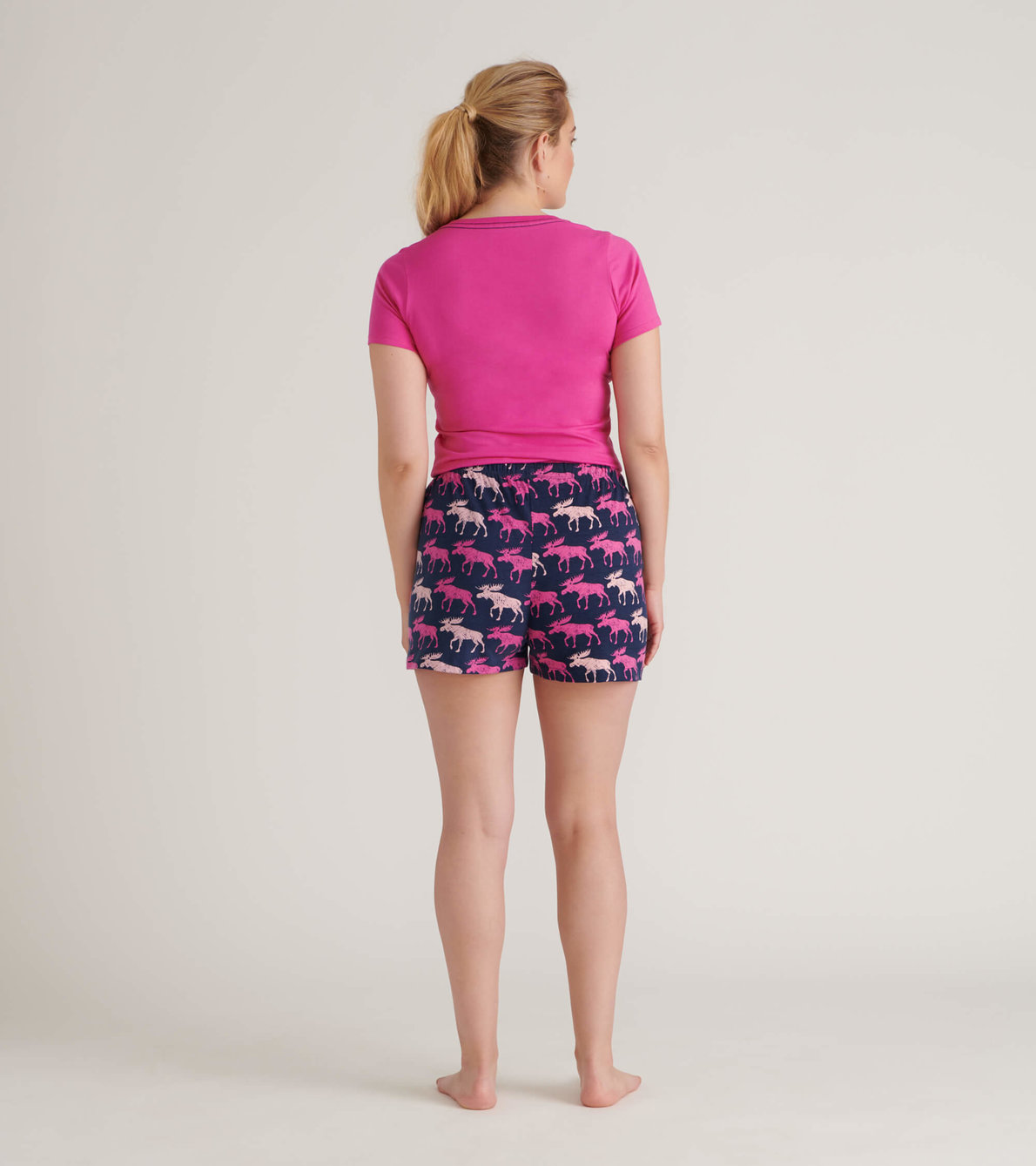 View larger image of Cottage Moose Women's Tee and Shorts Pajama Separates
