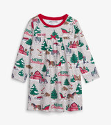 Girls Country Christmas Nightgown