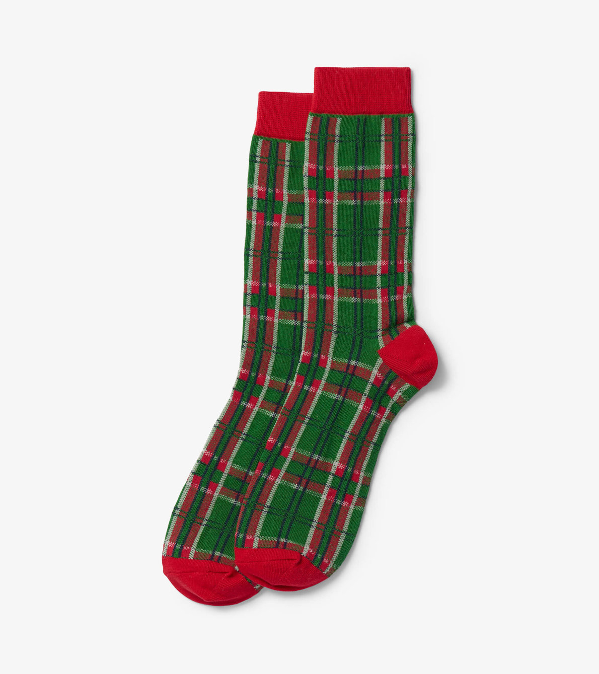 View larger image of Country Christmas Plaid Men's Crew Socks