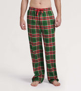 Country Christmas Plaid Men's Flannel Pajama Pants