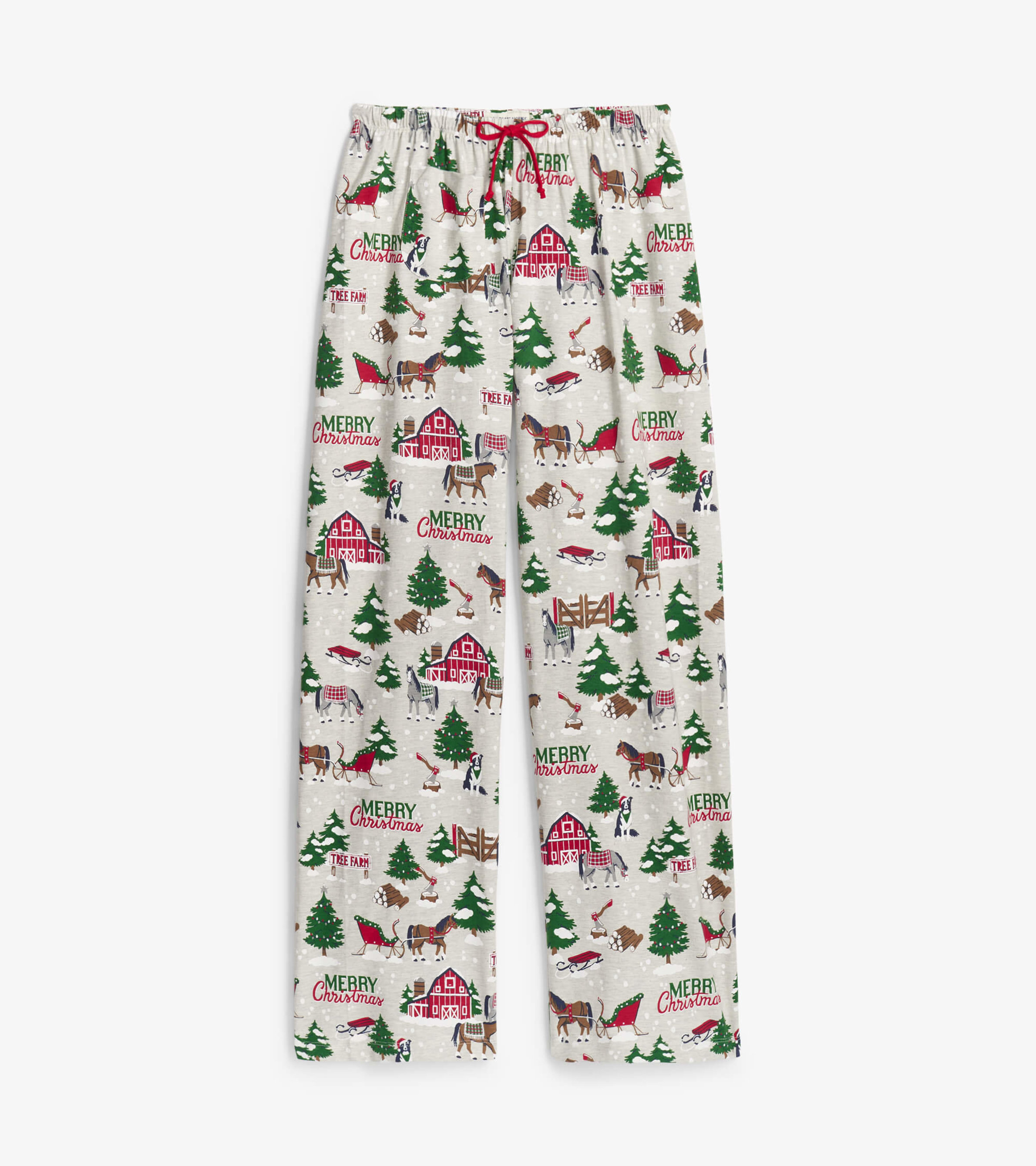 Pisexur Classic Plaid Family Christmas Pajamas Sets Long Sleeve Crewneck  Holiday Christmastree Top Green Plaid Pants 2PCS Christmas Pjs Lounge Sets  