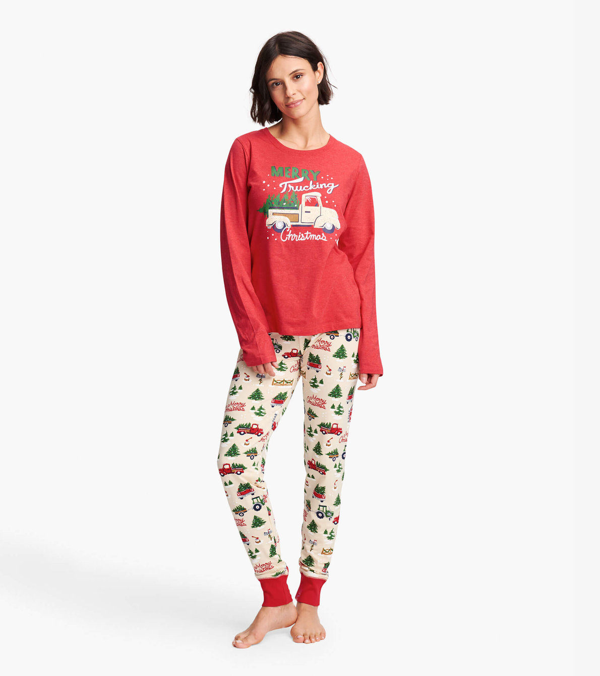 View larger image of Country Christmas Women's Long Sleeve Pajama Tee