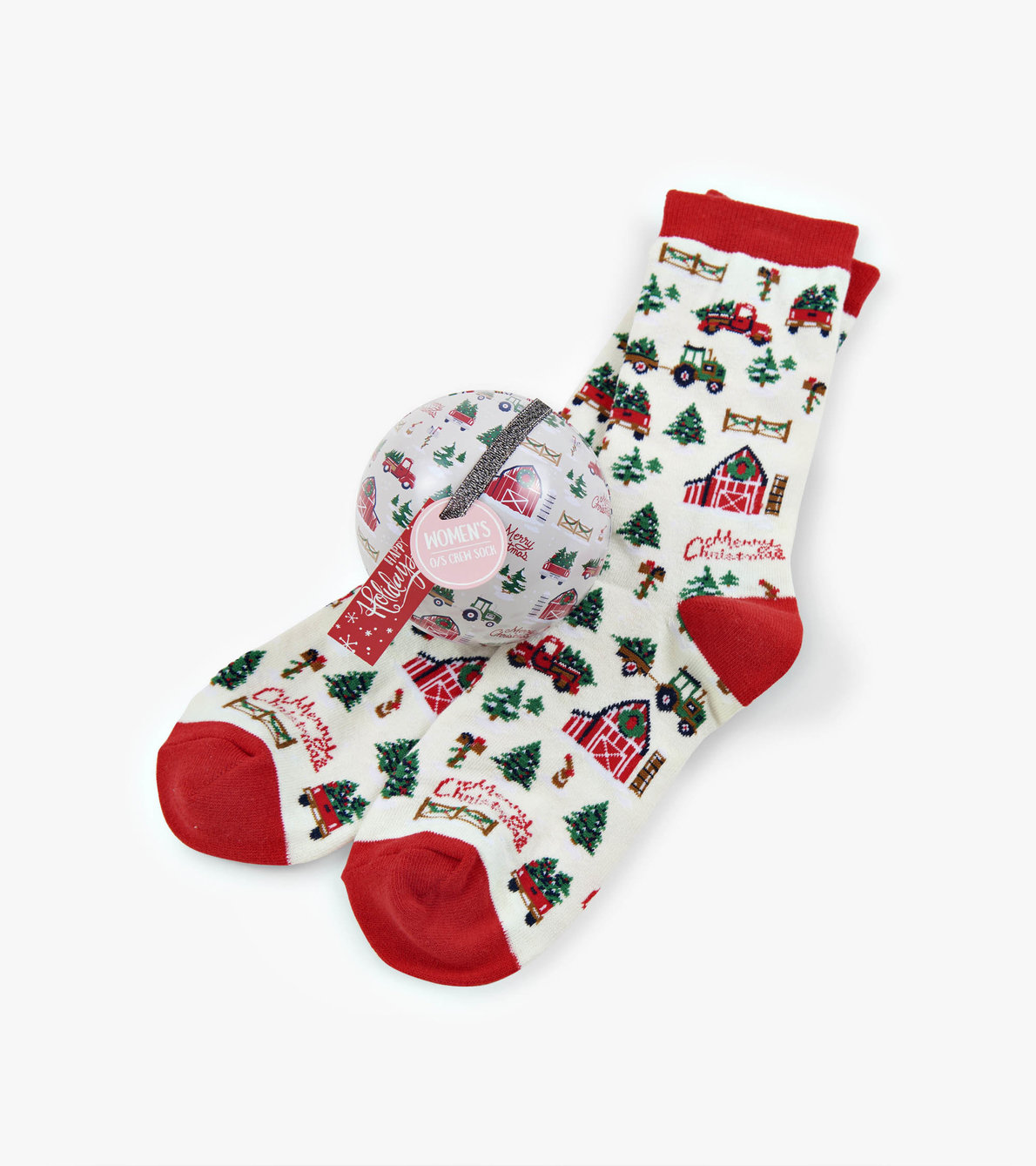 View larger image of Country Christmas Women's Socks in Balls