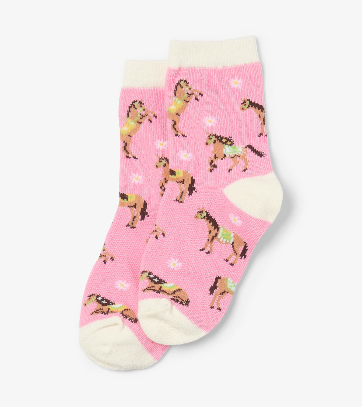 View larger image of Country Horses Kids Crew Socks