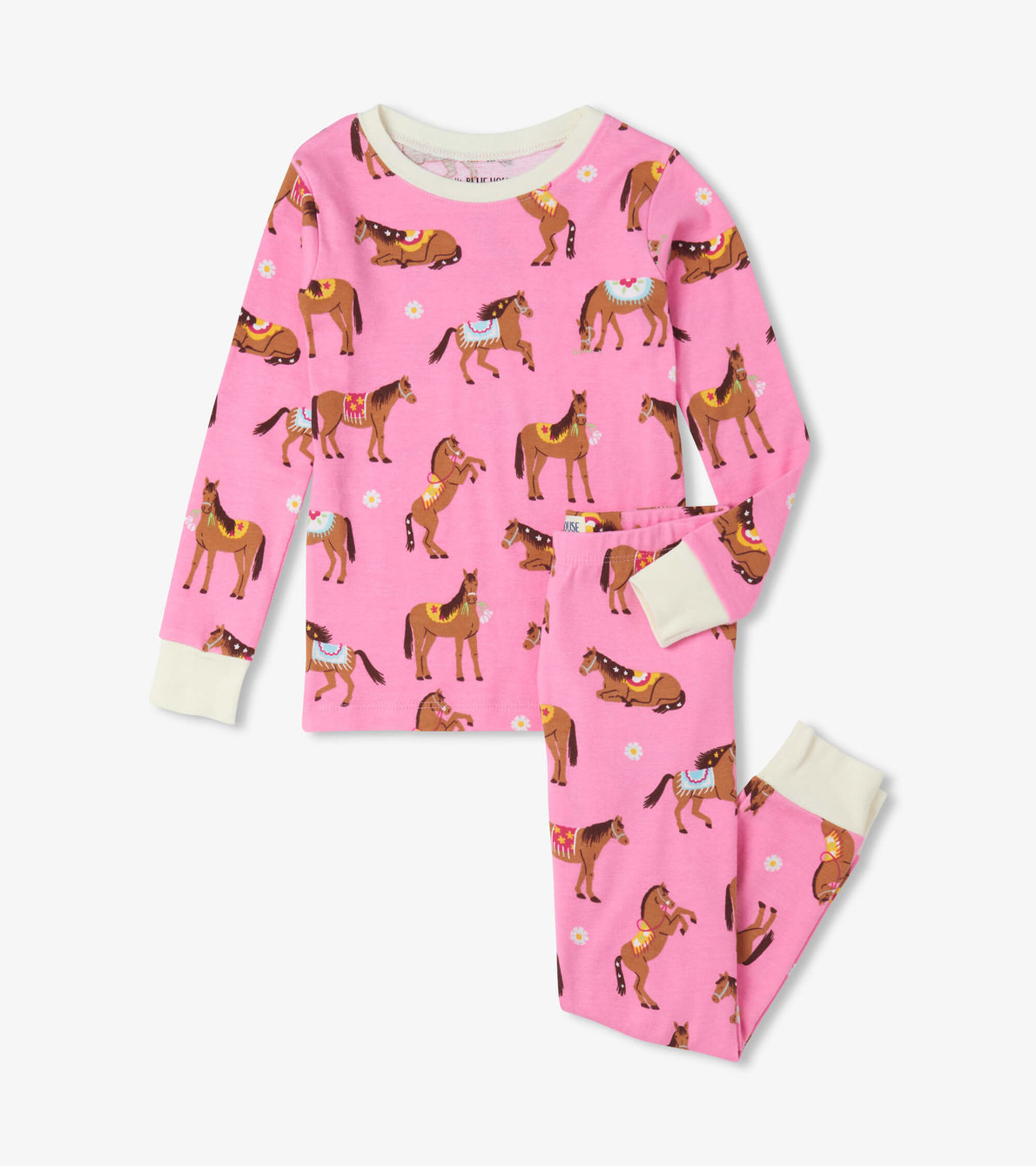 View larger image of Country Horses Kids Pajama Set