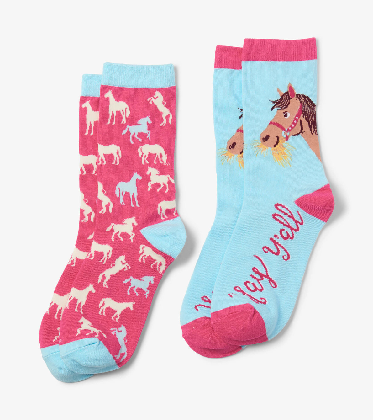 View larger image of Country Horses Women's Crew Sock Set
