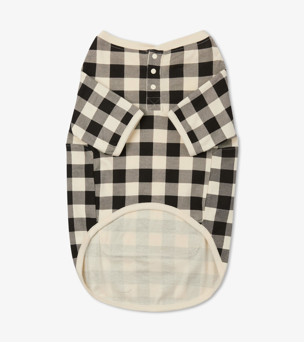 View larger image of Cream Plaid Dog Tee