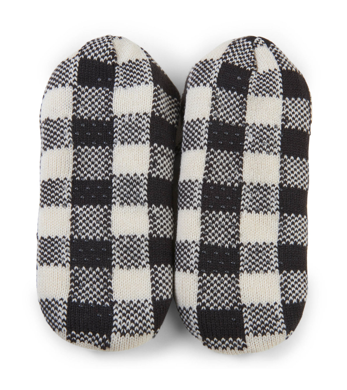 View larger image of Cream Plaid Women's Warm And Cozy Slippers