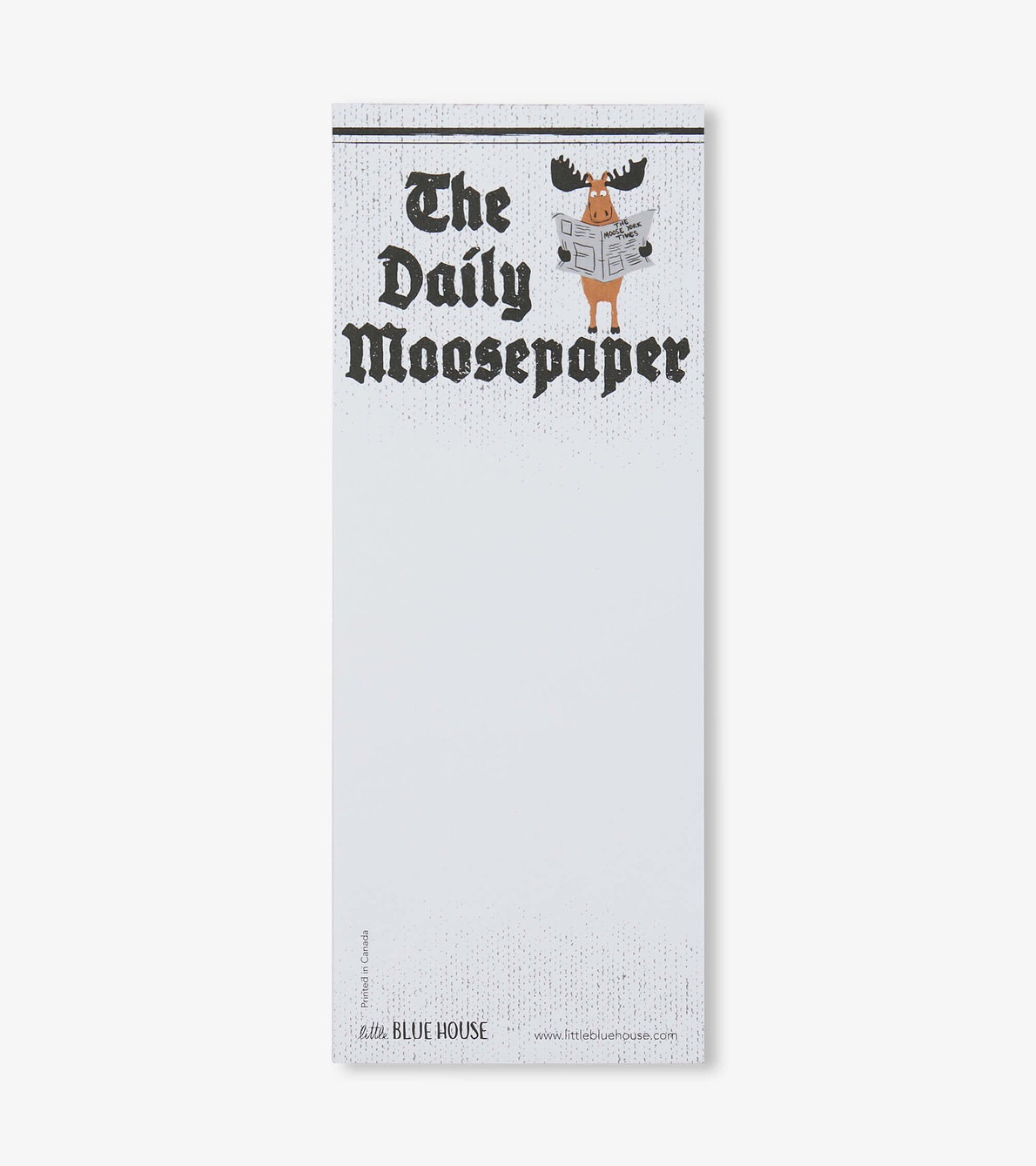 Agrandir l'image de Bloc-notes aimanté – Orignal « Daily Moosepaper »