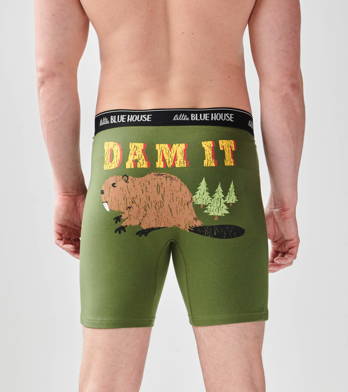 View larger image of Dam it Green Men's Boxer Briefs
