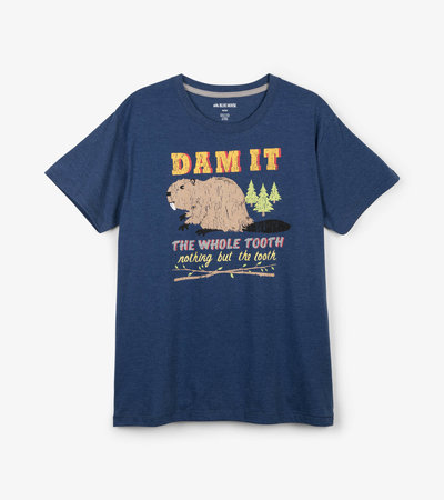 T-shirt pour homme – Castor « Dam it »