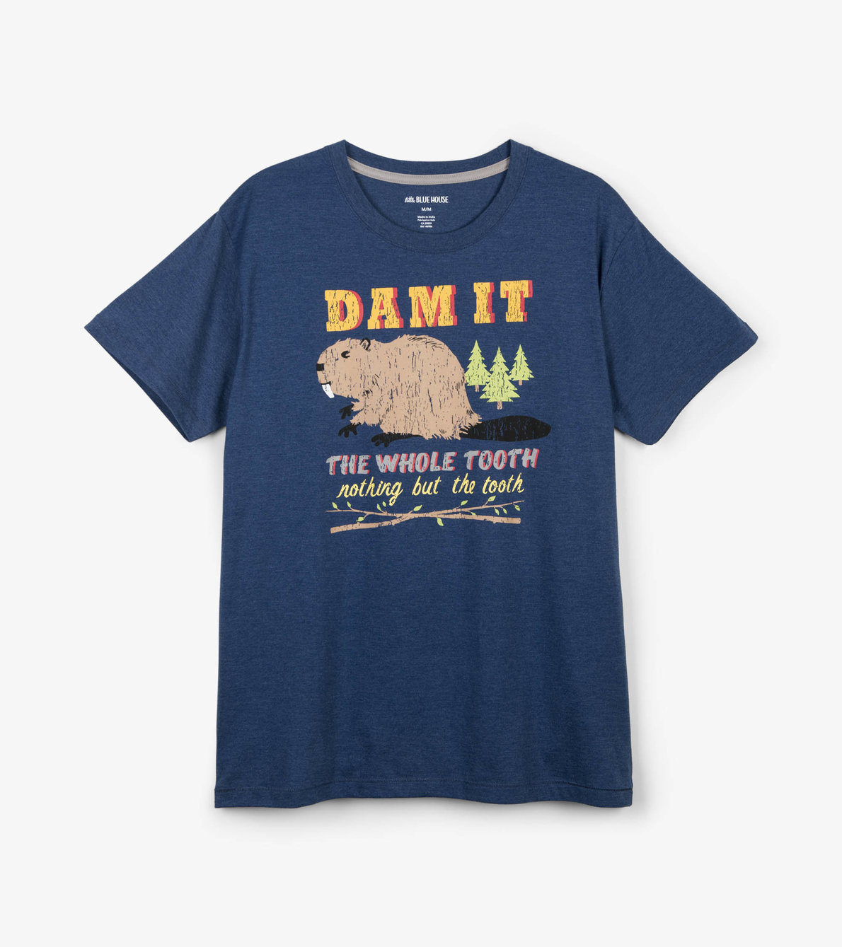 Agrandir l'image de T-shirt pour homme – Castor « Dam it »