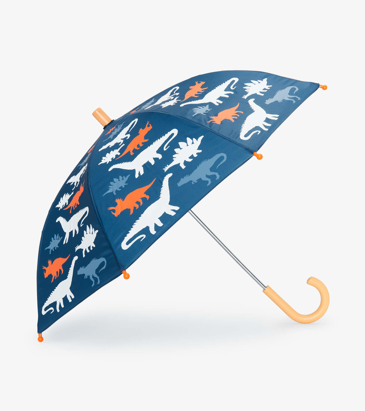 Agrandir l'image de Parapluie à couleur changeante pour enfant – Silhouettes dino