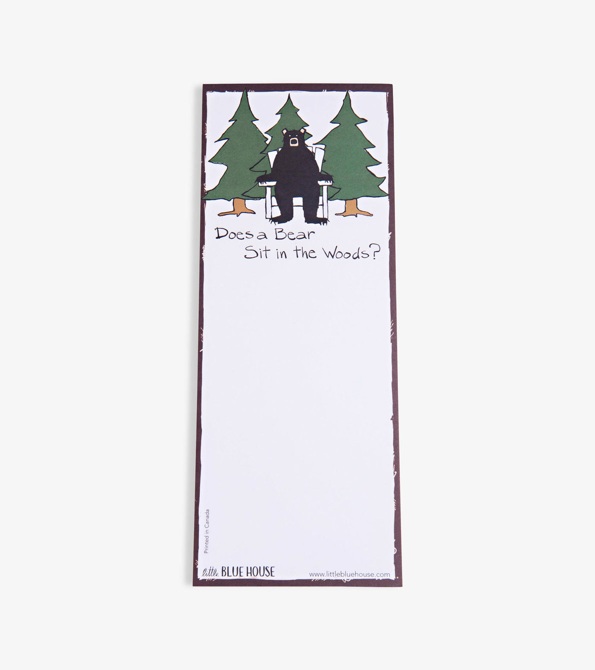 View larger image of Does a Bear Sit in the Woods Magnetic List